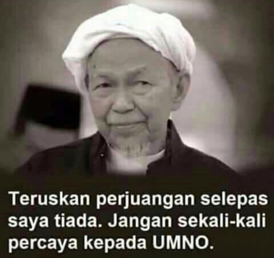 TOK GURU YANG ISTIQAMAH PERJUANGAN ISLAMISTNYA SAMPAI AKHIR HAYAT !