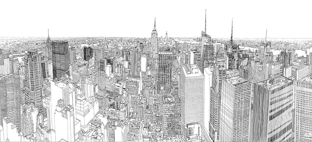 Must-See Video Of Artist’s Astonishingly Detailed Drawing Of NYC… By 1:08 I Was Speechless.