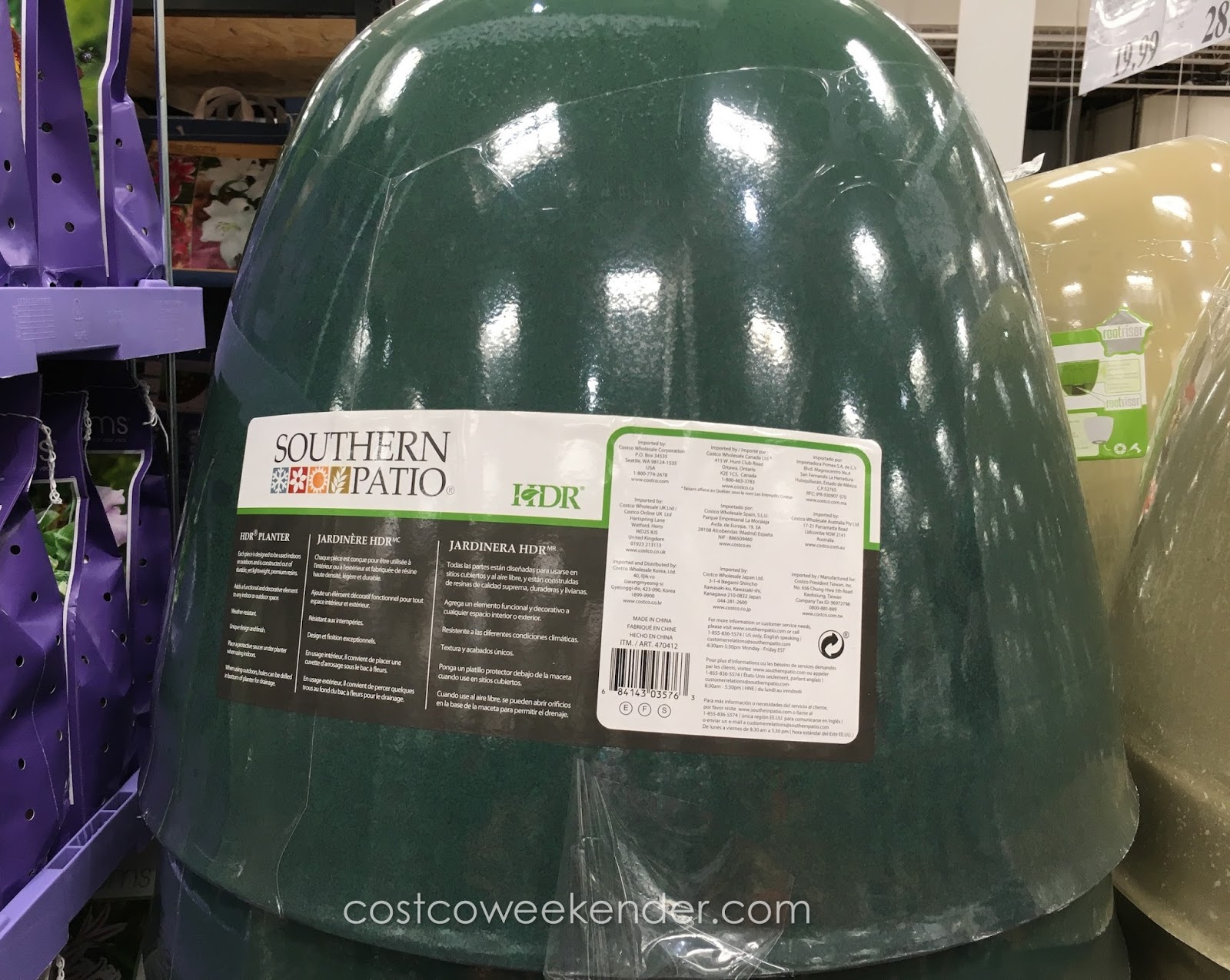 Southern Patio Vancouver HDR Planter Costco Weekender