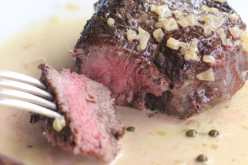 Natascha Kessler Heaven on Hearth Filet Mignon with Green Peppercorn