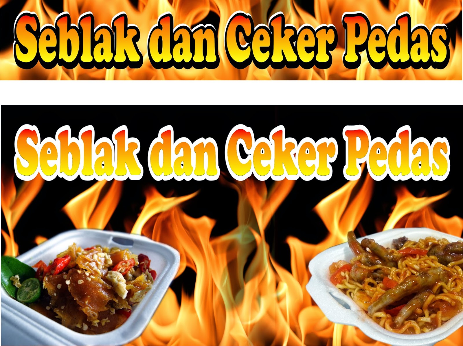 Terbaik Dari Spanduk Seblak Ceker Erlie Decor