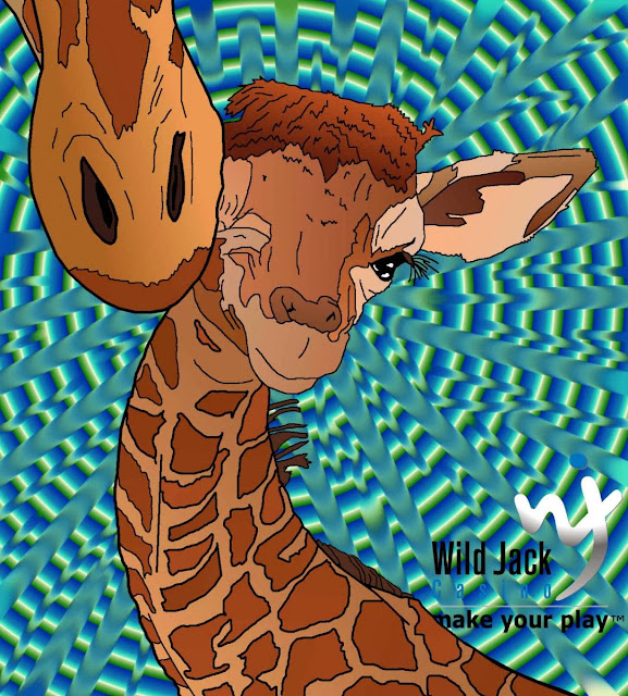 baby giraffe free art ny WJC