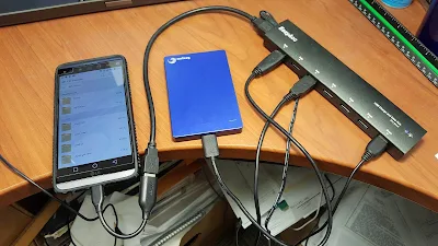 USB OTG Android ke Harddisk