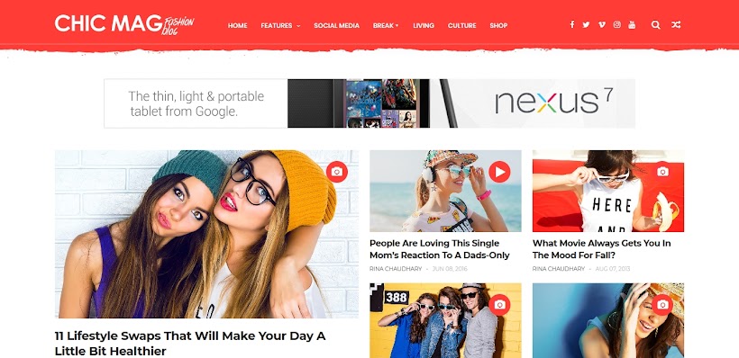 ChicMag Free Blogger Template