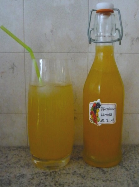 Be Veggie - get fit!: Pfirsich Limes