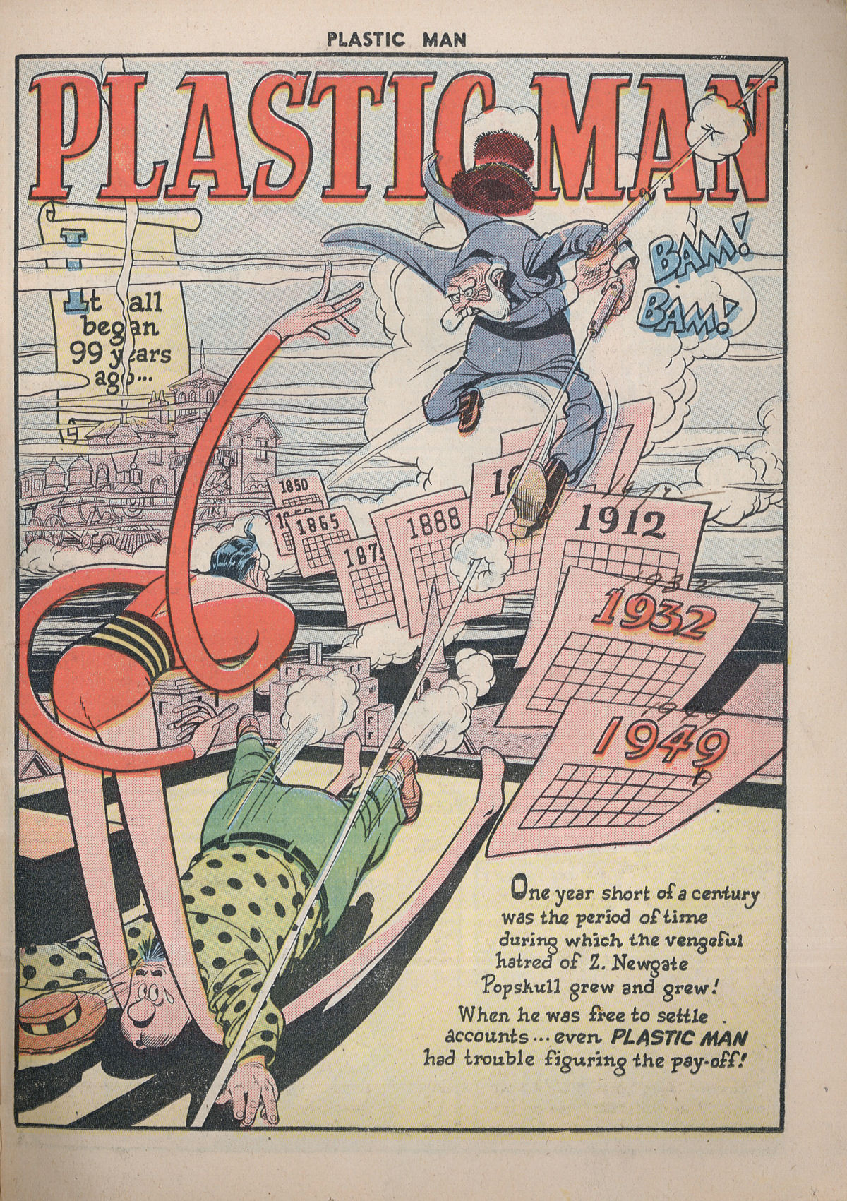 Read online Plastic Man (1943) comic -  Issue #18 - 24