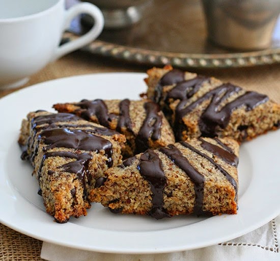 The Low Carb Diabetic Hazelnut Chocolate Chip Scones