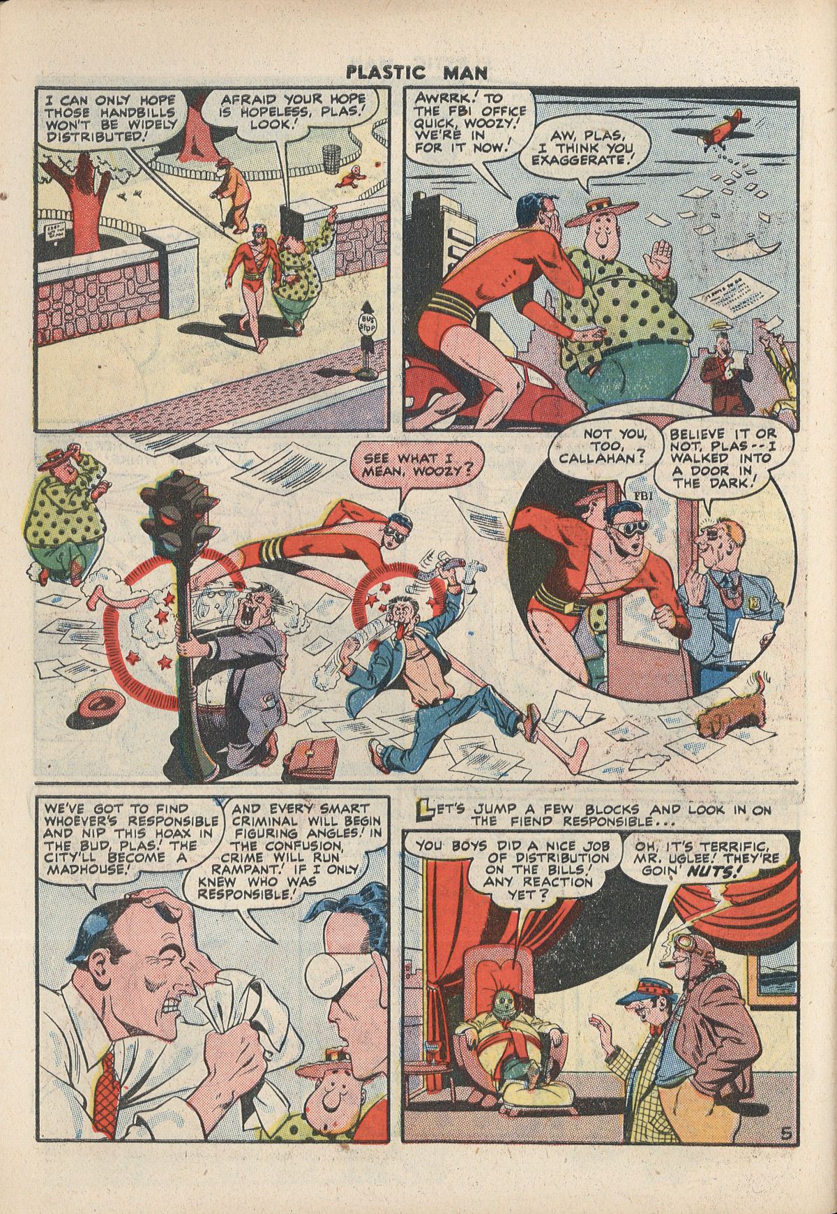 Read online Plastic Man (1943) comic -  Issue #8 - 40