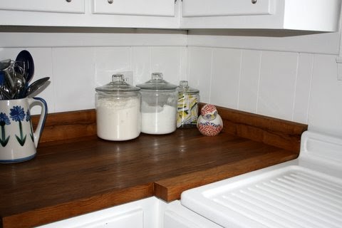 Keeping It Cozy: Butcher Block Countertops Made Out of Reclaimed Wood