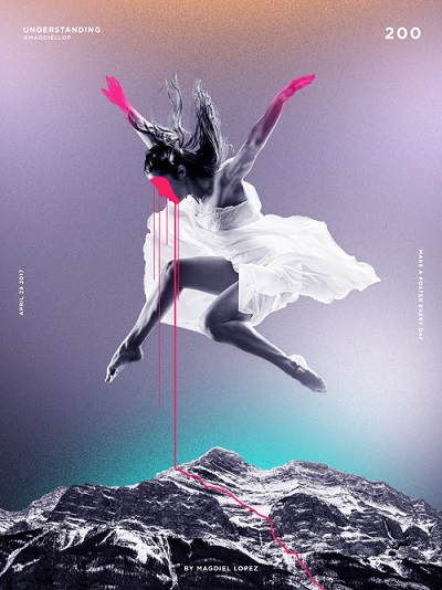 Magdiel Lopez, "Understanding" | photo poster ejemplo sincretismo digital, bailarinas cool, imagenes creativas, chidas