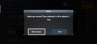 How to Delete PUBG Mobile Account Permanently 3