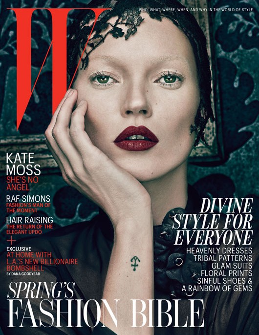 Kate Moss for W Magazine | Academy University