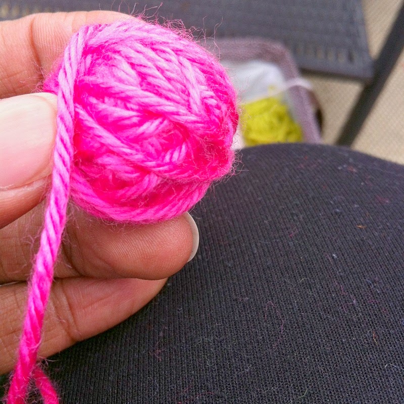 Cupcake Wishes & Birthday Dreams {Easy DIY} How to Make a Yarn Ball