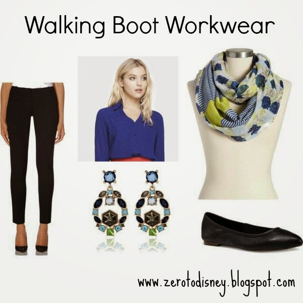 Zero to Disney What To Wear With a Foot Cast or Walking Boot
