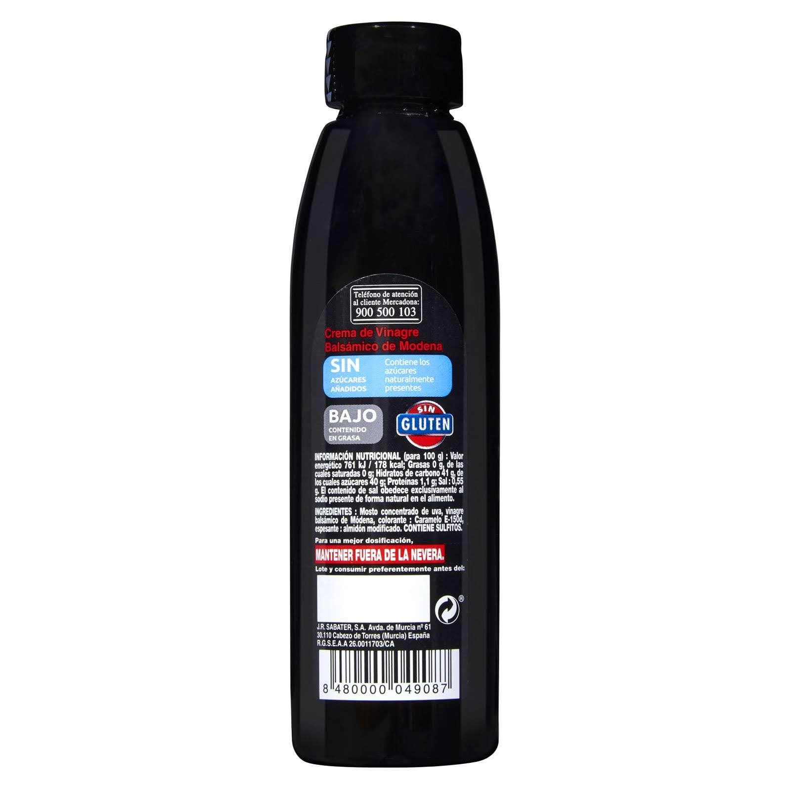 Crema de vinagre balsámico de Módena Naturata 150ml. Crema de vinagre balsámico de Módena Naturata 150ml.