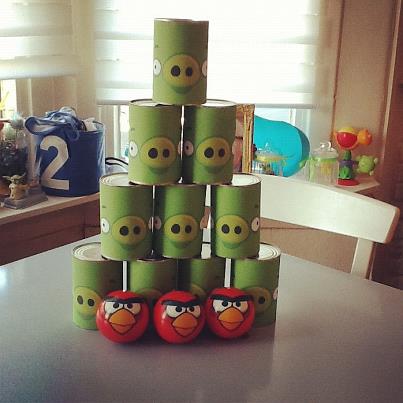 Ongekend Angry Birds-feestje - Ewans vierde verjaardag - MizFlurry AH-07
