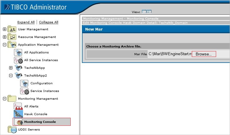 TIBCO Hawk - MAR File Deployment | Tech's Nib