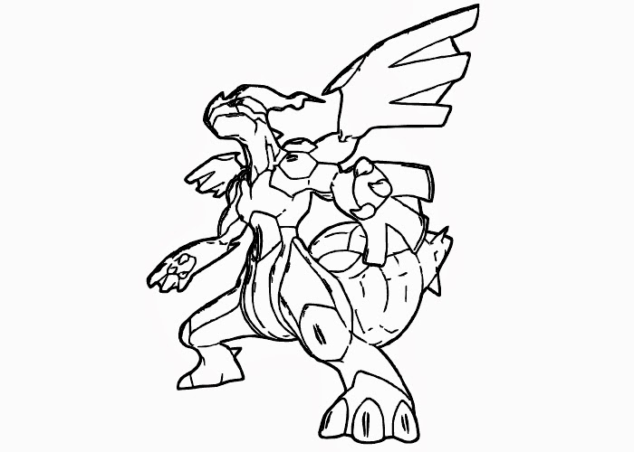 Zekrom Pokemon Coloring Pages