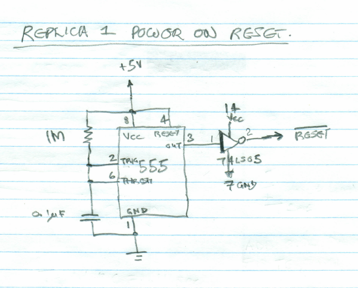 Jeff Tranter's Blog: Adding a Power On Reset Circuit