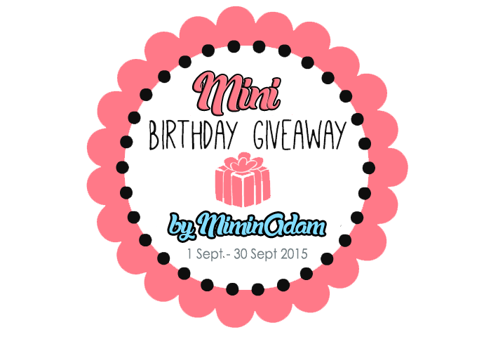 Mini Birthday Giveaway by MiminAdam