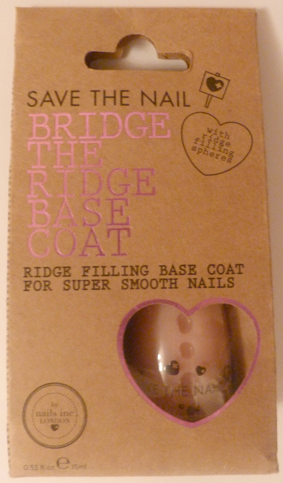 Nails Inc. Save The Nail, Bridge the Ridge Base Coat Paperblog