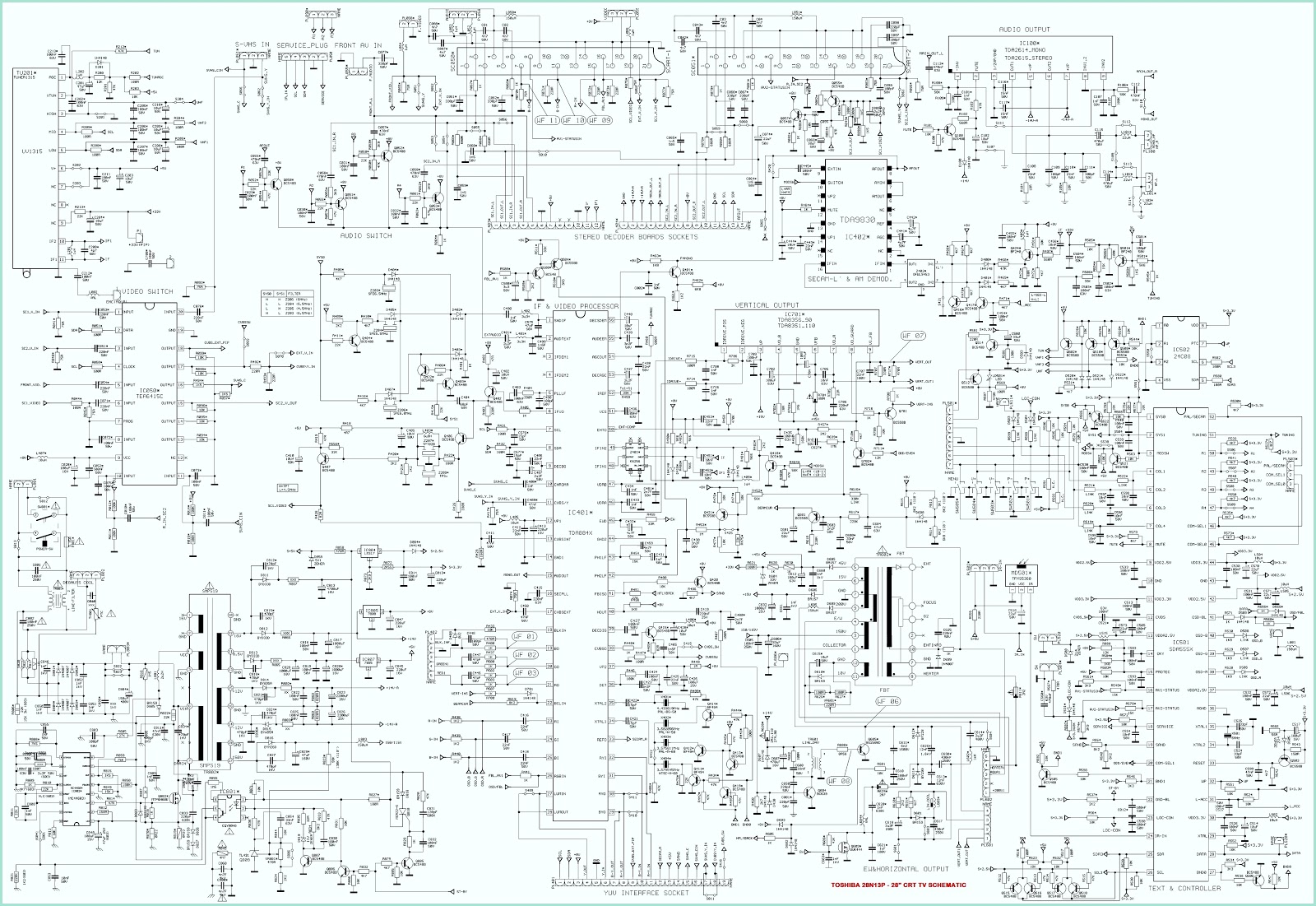 Crt Circuit Diagram