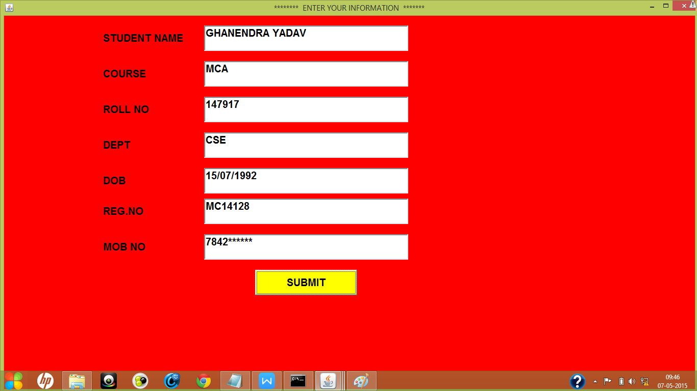 School Management System Project in Java With Source Code