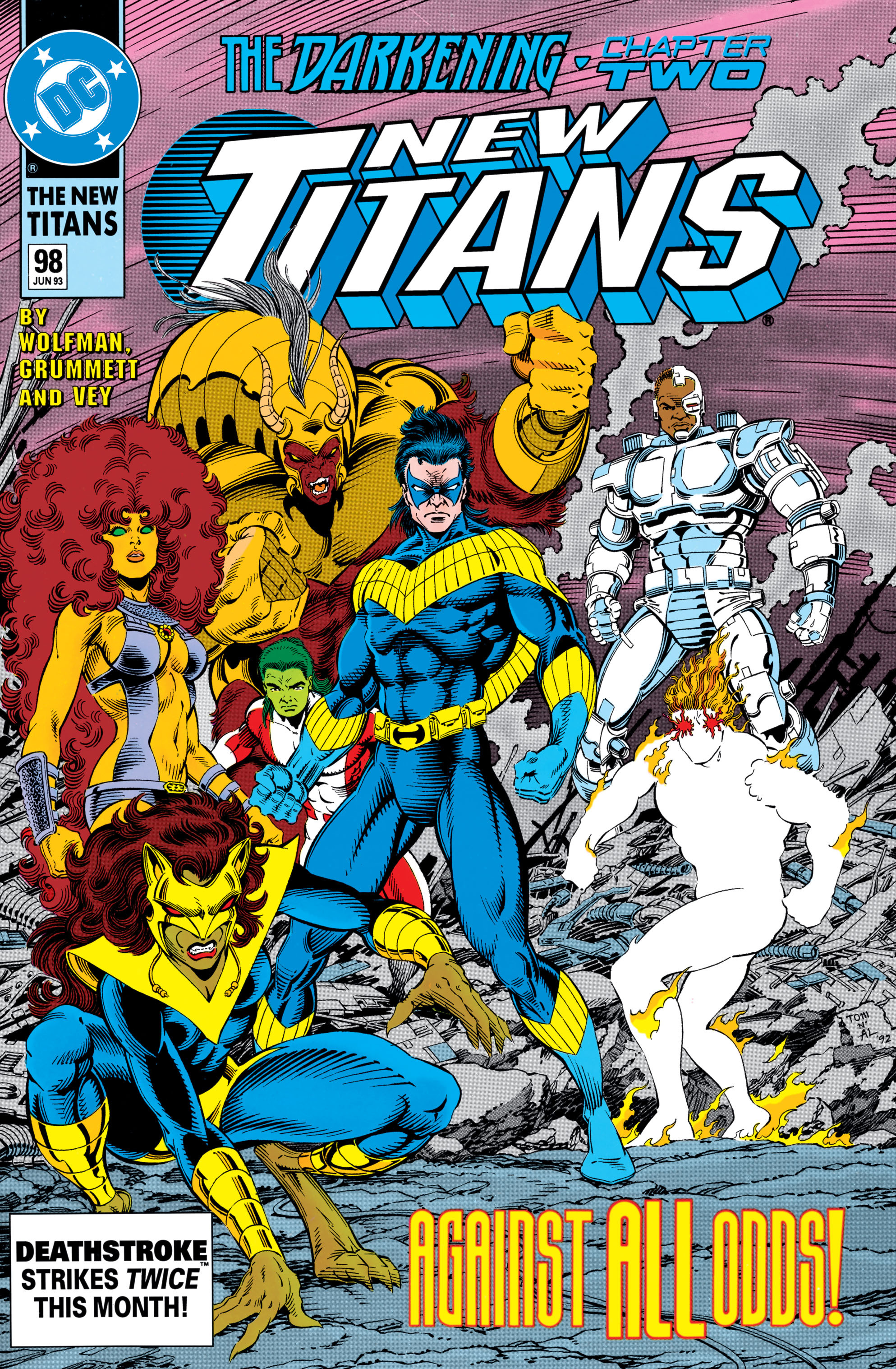 Read online The New Titans (1988) comic -  Issue #98 - 1