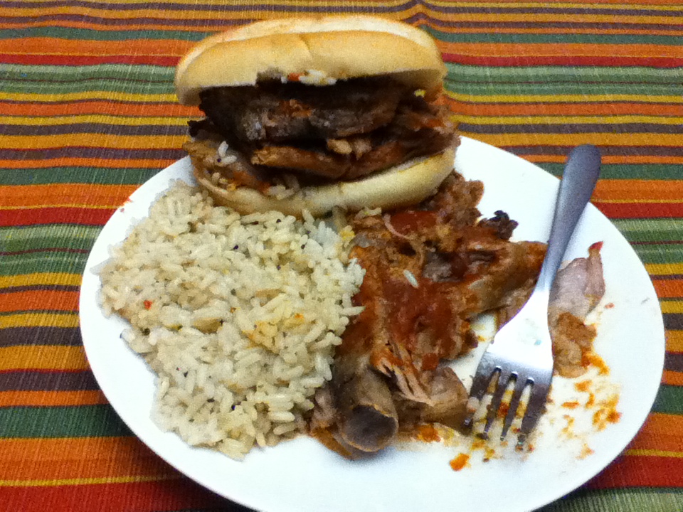 Food I like Ribs and rice