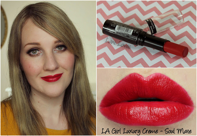 LA Girl Luxury Creme - Soul Mate lipstick swatch