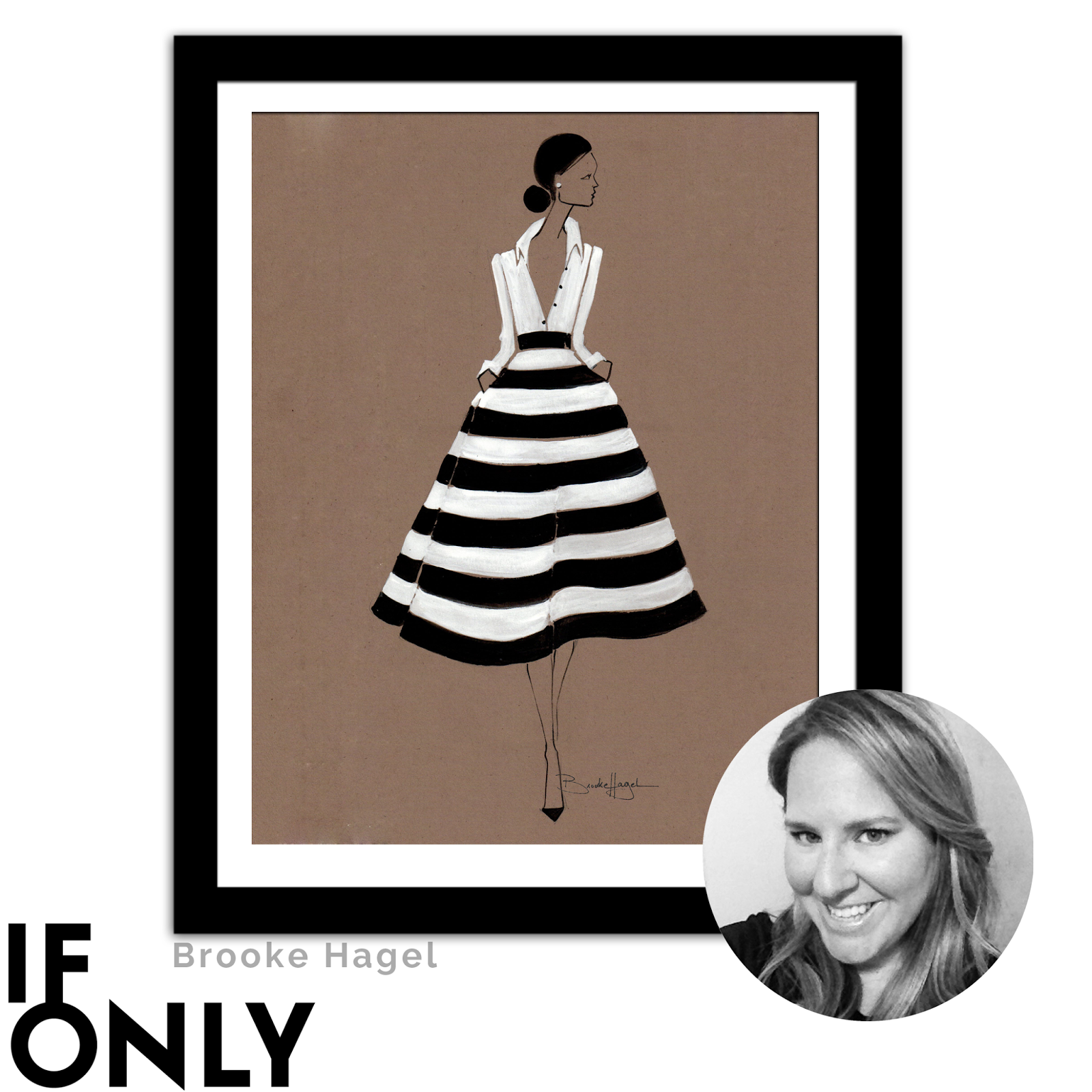 Fabulous Doodles Fashion Illustration blog by Brooke Hagel Framed