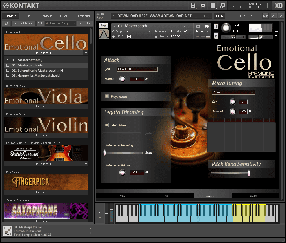 Best Service Emotional Cello v1.5 KONTAKT Free download