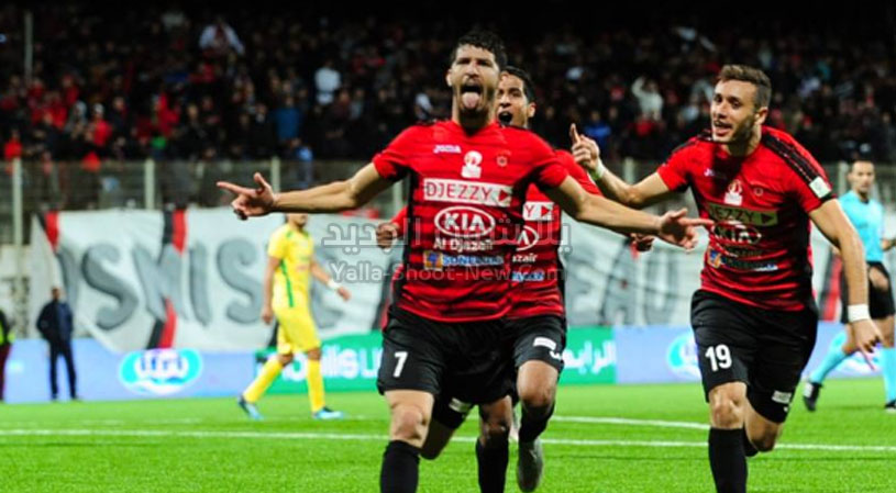 إتحاد الجزائر يتغلب على نادي شبيبة القبائل في الجولة 12 من الدوري الجزائري