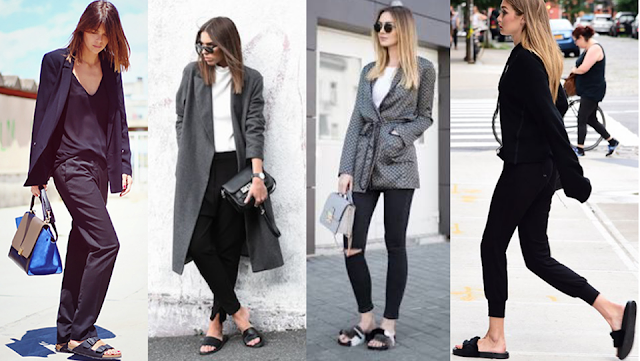 Looks com sandália slide e sandália birken - leiga fashion Looks com sandália slide e sandália birken - leiga fashion
