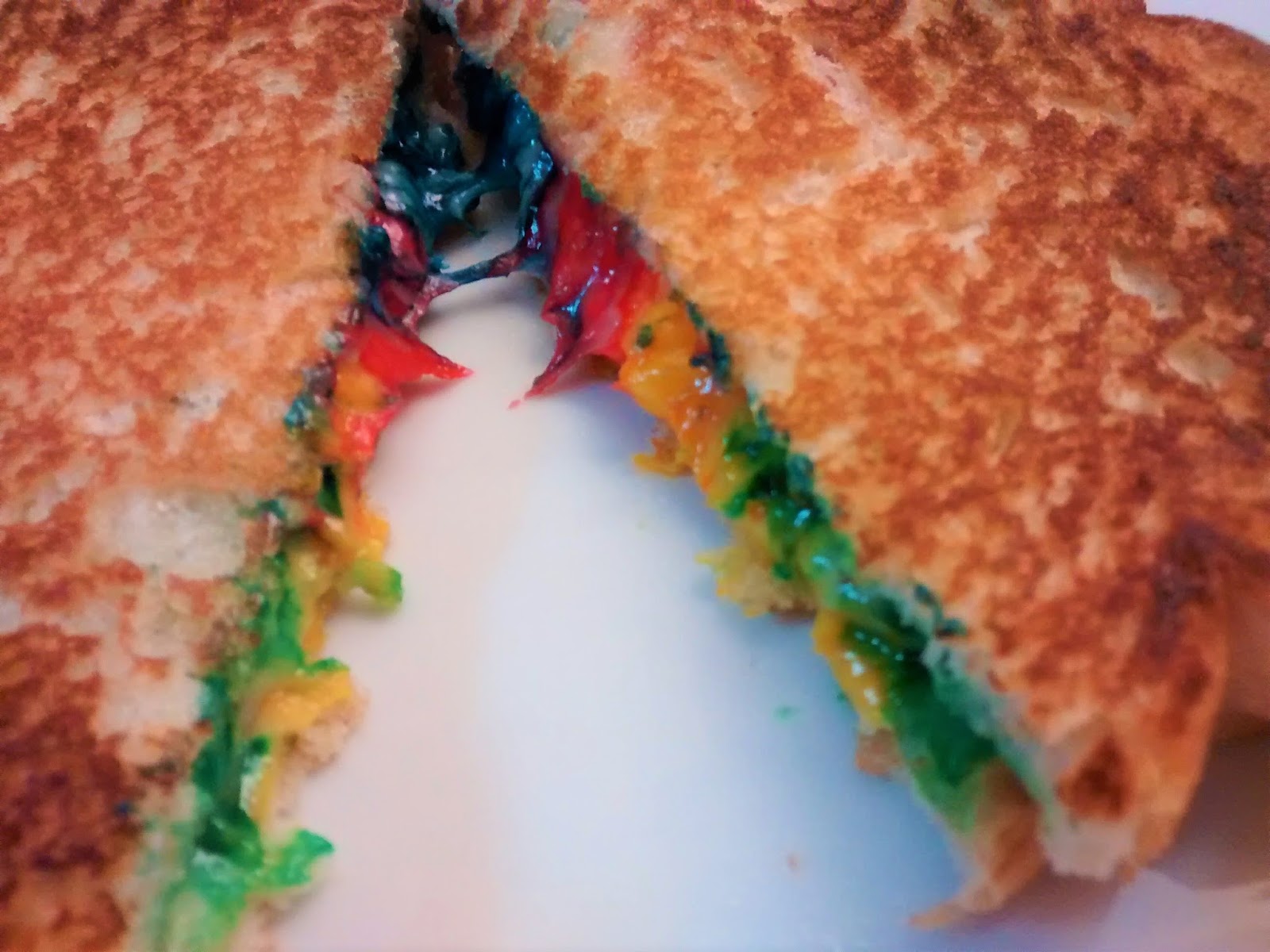 Rainbow Grilled Cheese Pancake Pops