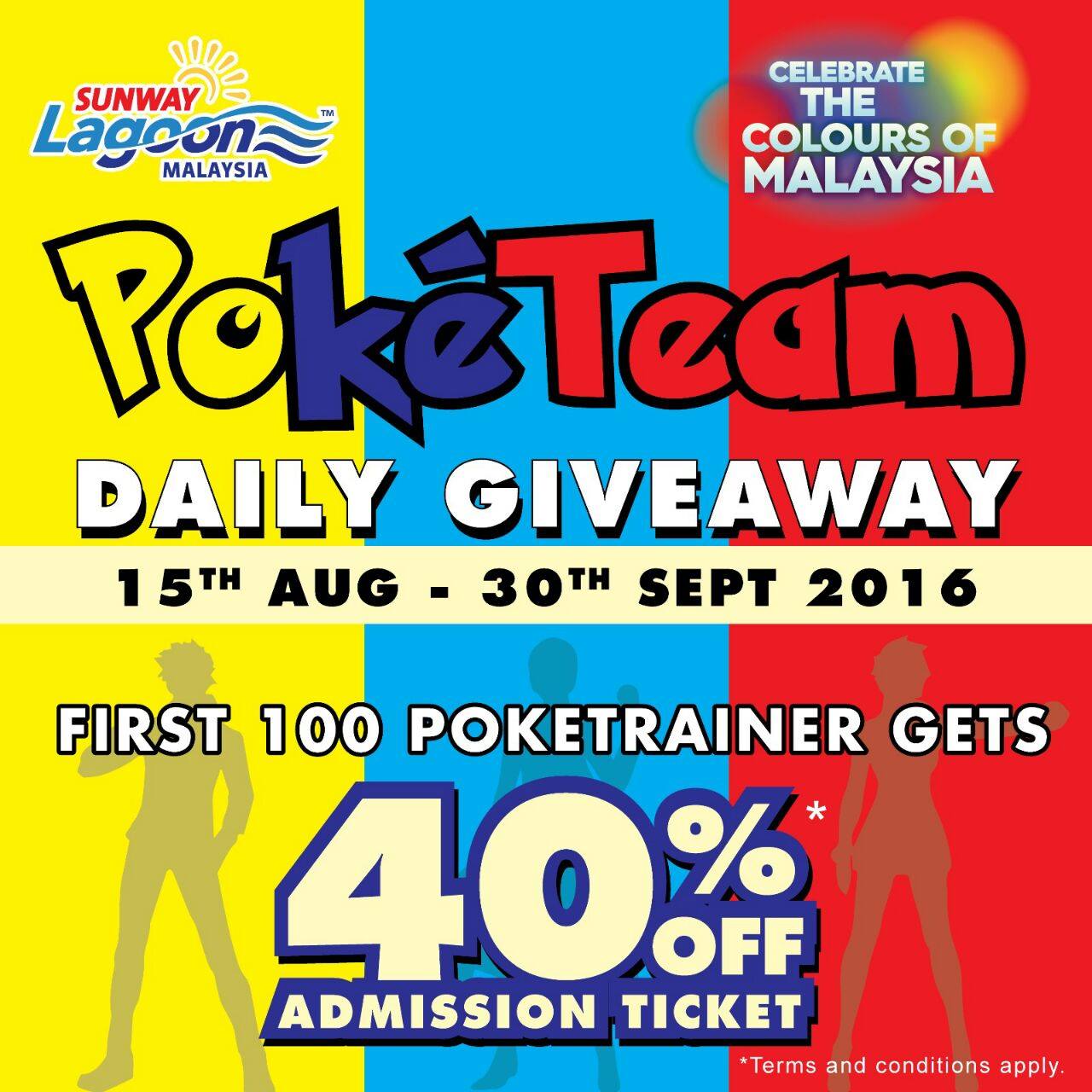 Sunway Lagoon Admission Ticket 40 Discount for First 100 PokeTrainer
