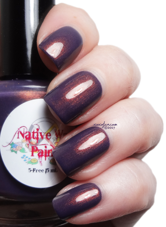 xoxoJen's swatch of Native War Paints Penny for your thoughts