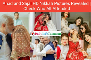 Ahad and Sajal HD Nikkah Pictures Revealed