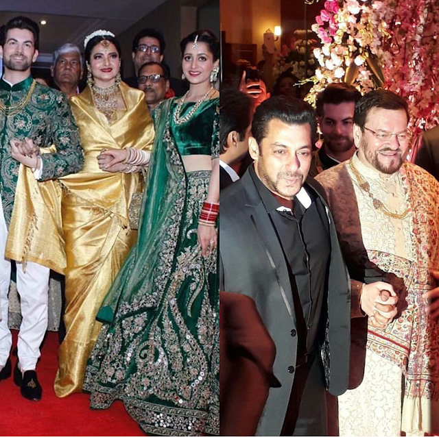 Wedding Reception Pictures of Neil Nitin Mukesh and Rukmini Sahay