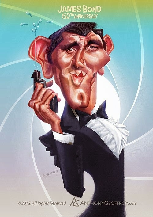 02-George-Lazenby-James-Bond-007-Anthony-Geoffroy-Caricature-Illustrations-Comics-www-designstack-co