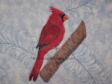 My Thread Painted Cardinal