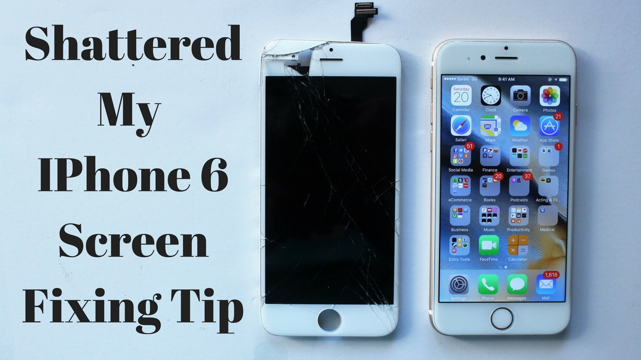 Selena Thinking Out Loud Shattered My IPhone 6 Screen Fix It Tips! 