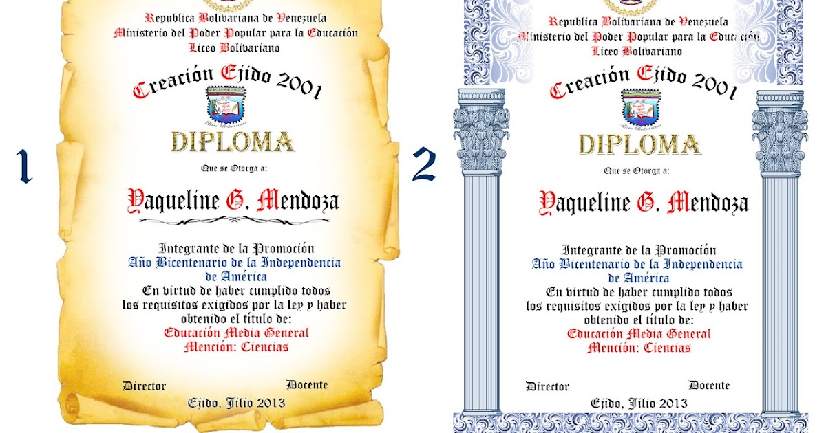 diploma de bachiller fotografia y diseo