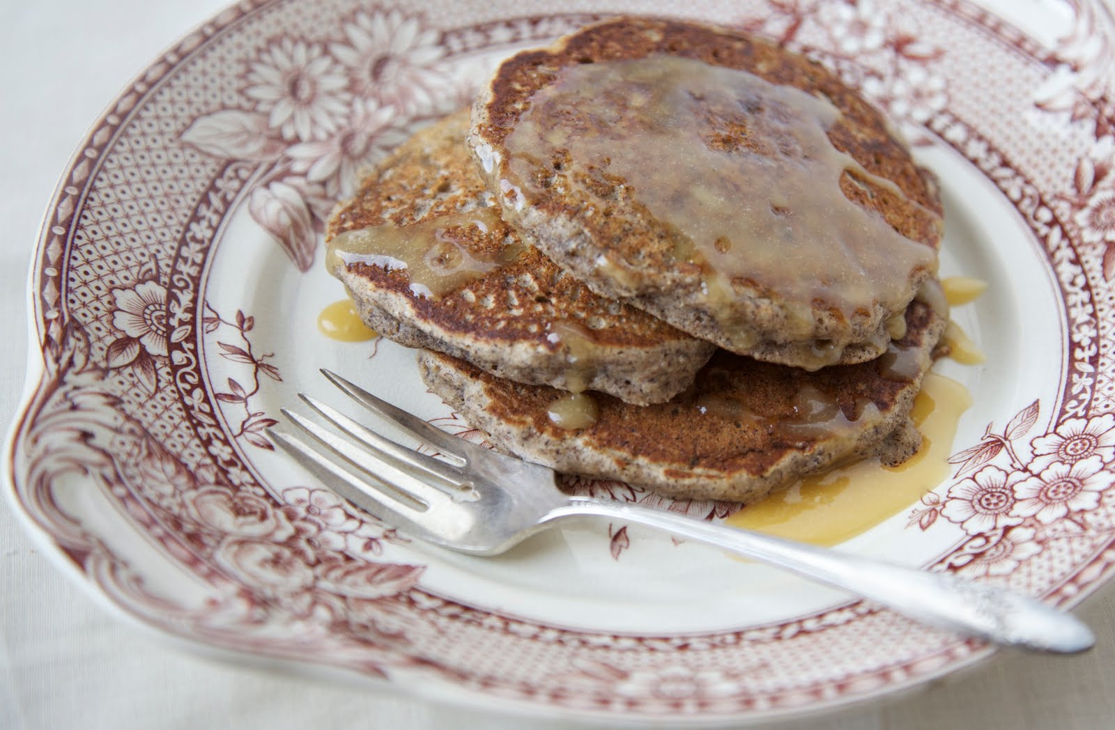 The Flour Sack Pear & Buckwheat Pancakes