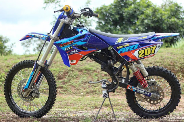 Gambar Modifikasi Trail Jupiter Z Gestrek Costum Decal Artindustries