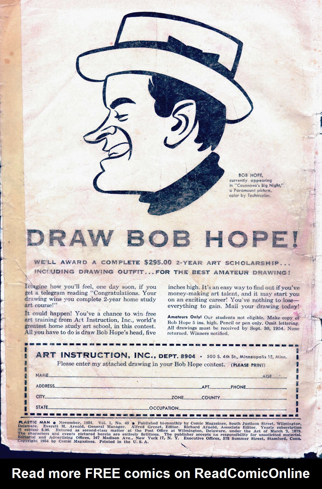 Read online Plastic Man (1943) comic -  Issue #49 - 2