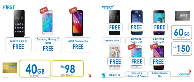 Celcom FIRST Free Smartphones Promo