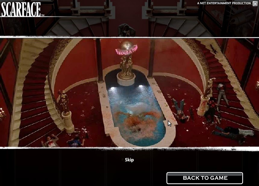 Scarface Video Slot Screen