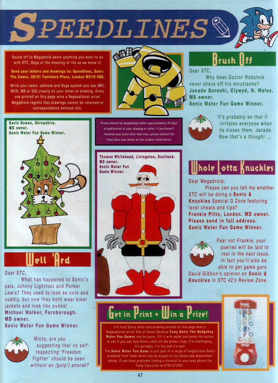 Read online Sonic the Comic comic -  Issue #42 - 43