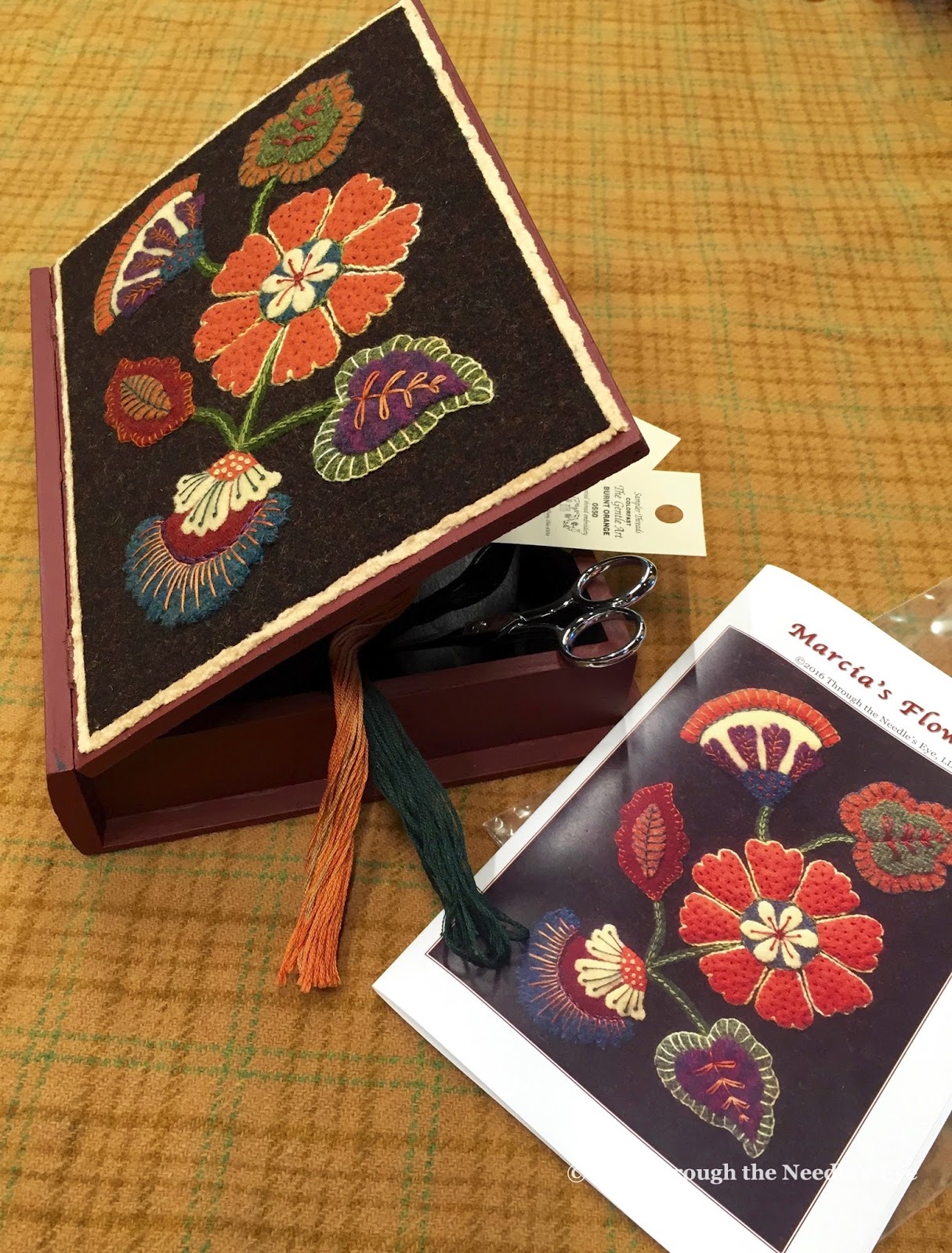 Telling Stories Through the Needle's Eye Marcia's Flowers